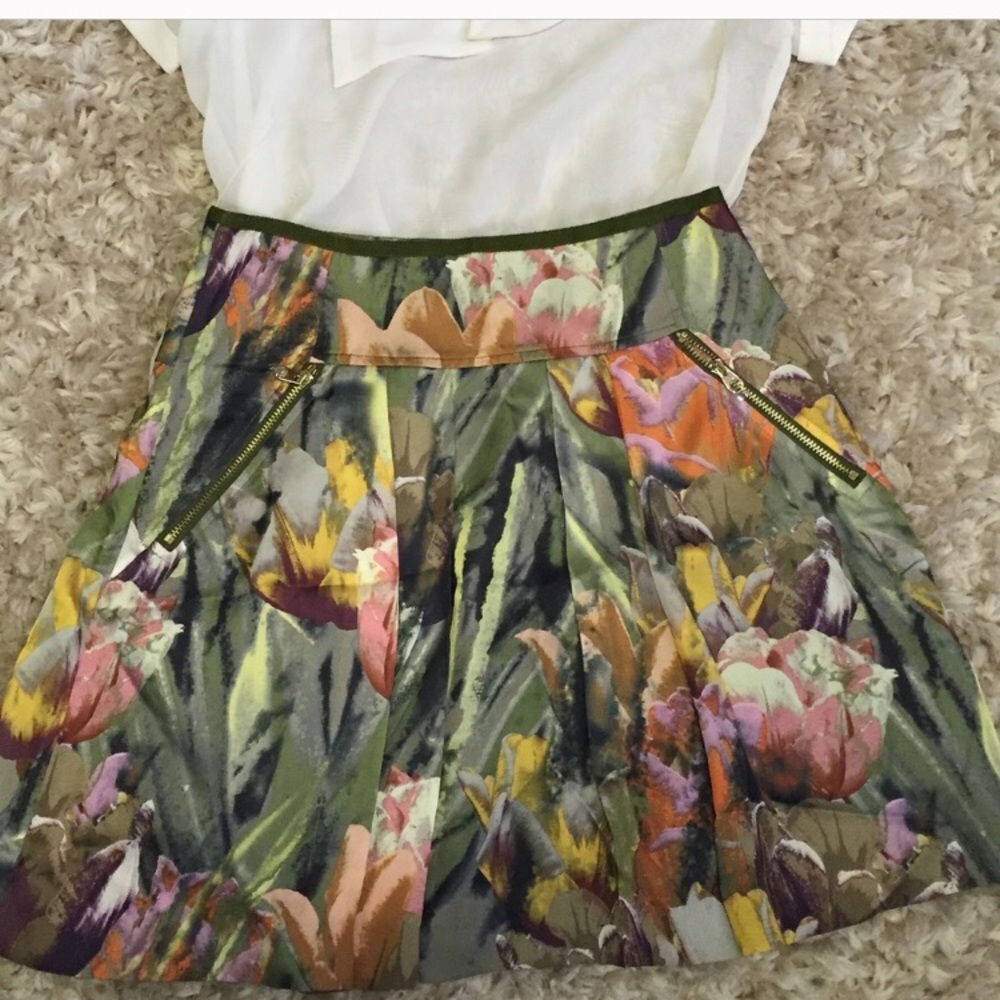 Ted Baker Floral Skirt